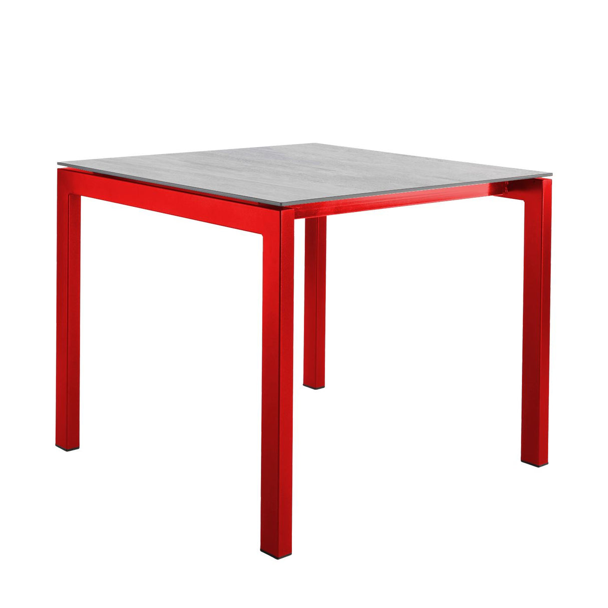 Schaffner Luzern table repas 90x90cm Rouge 30 Déco Stromboli Clair db