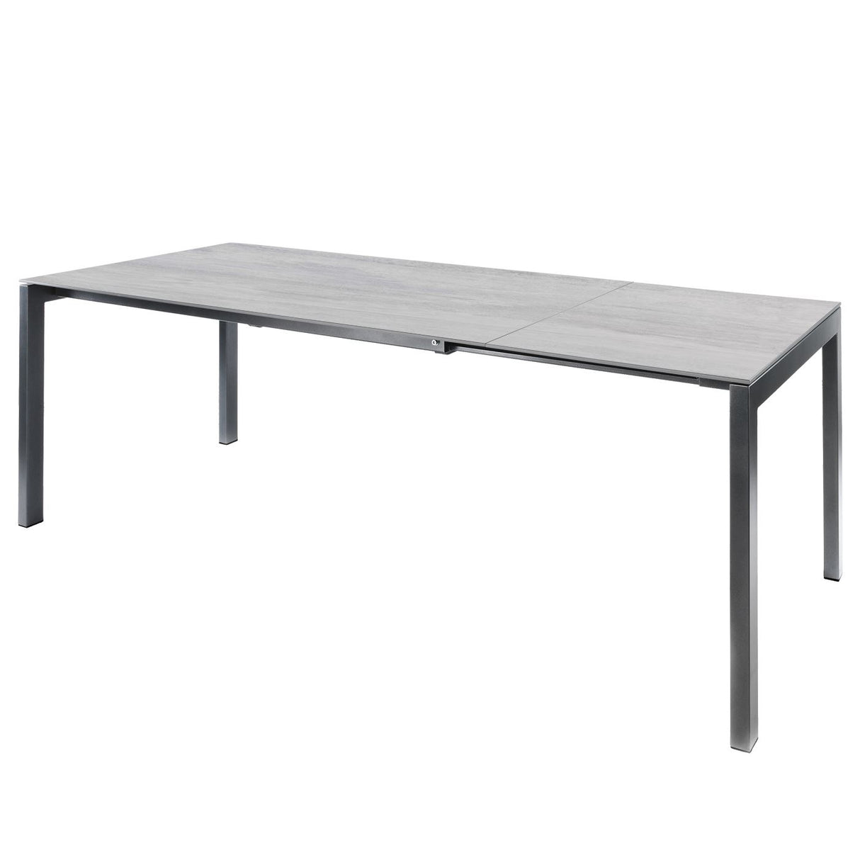 Schaffner Luzern table repas extensible 140/200x80cm Anthracite 77 Déco Stromboli Clair db