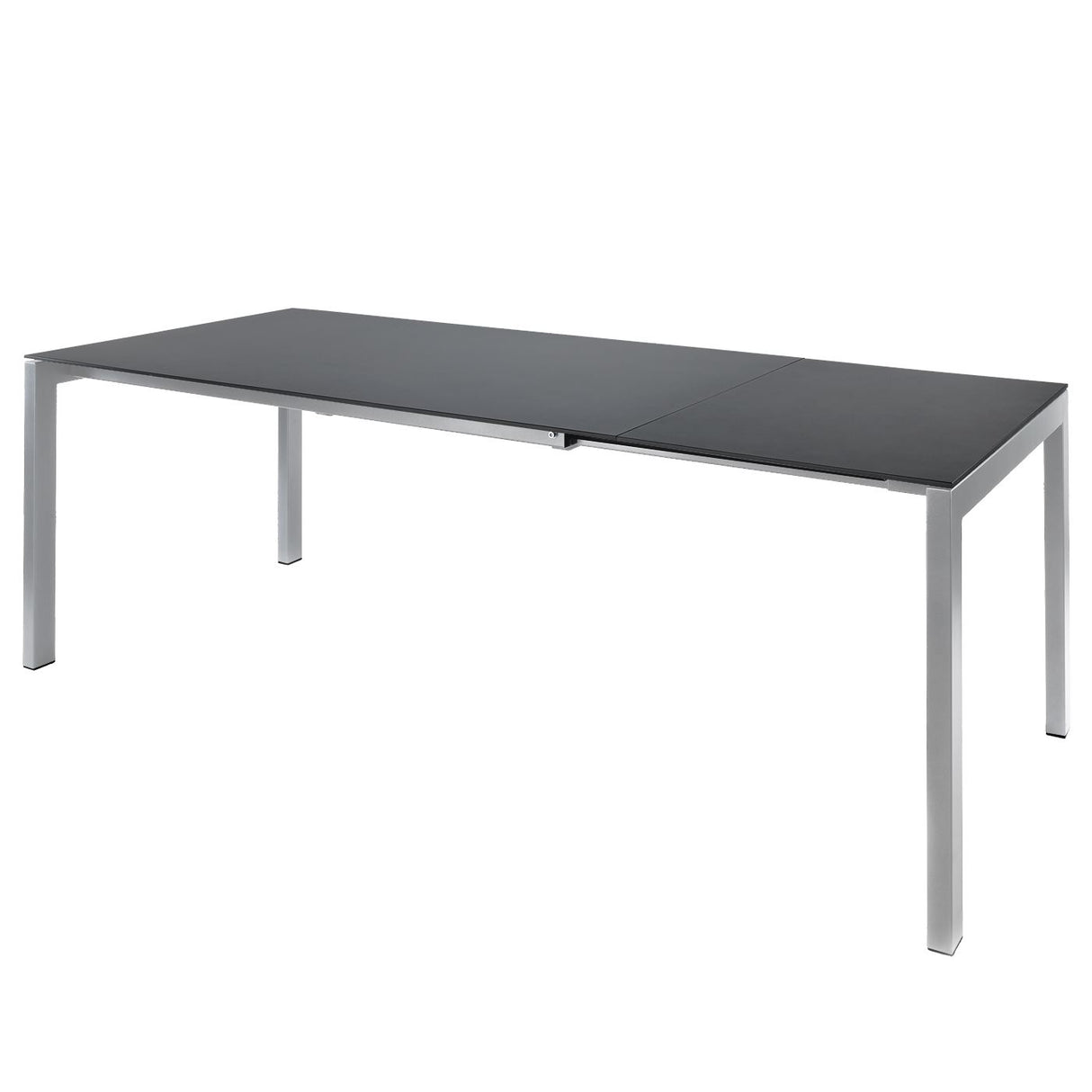 Schaffner Luzern table repas extensible 140/200x80cm Gris argent 78 Graphite 73