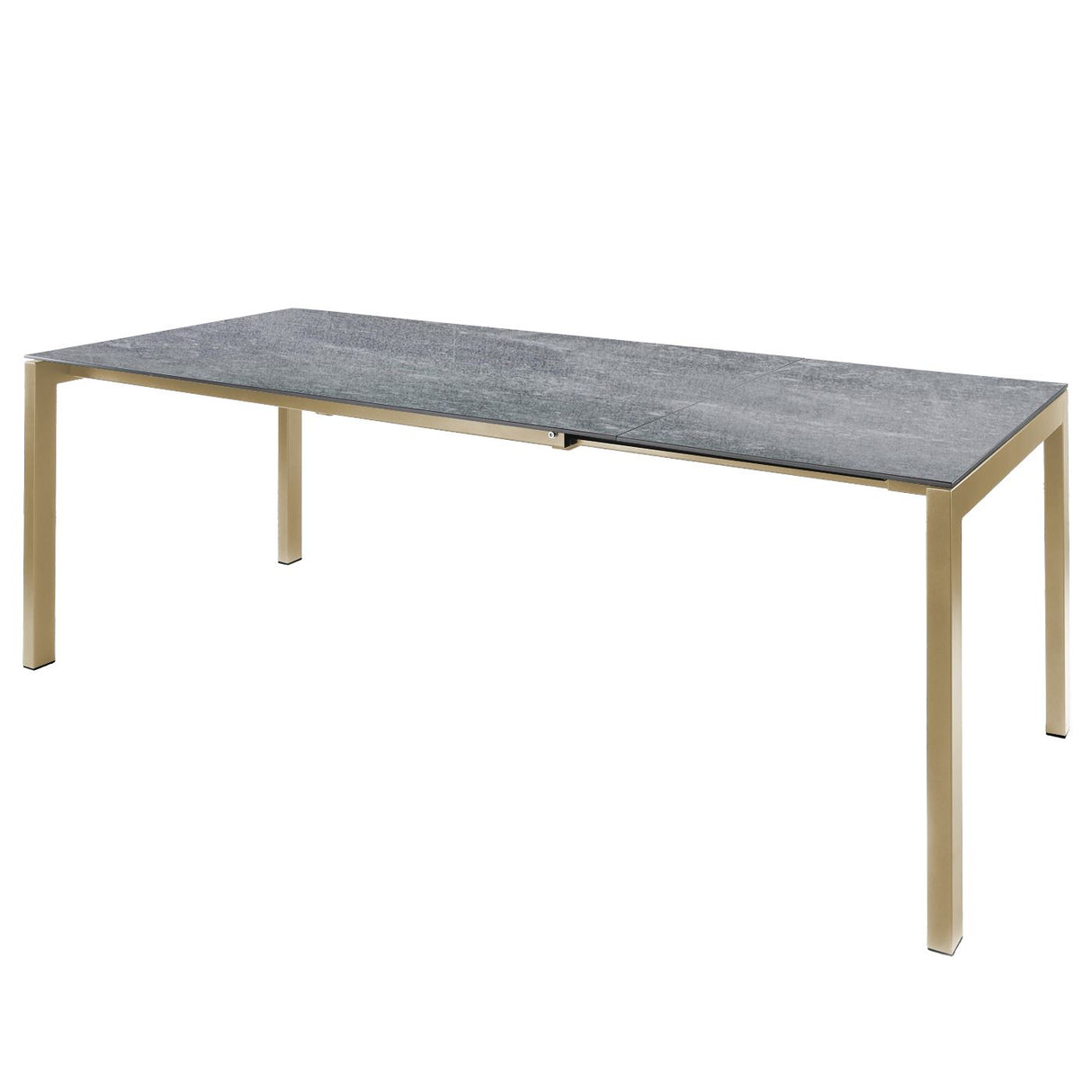 Schaffner Luzern table repas extensible 140/200x80cm Marron Pastel 83 Déco Béton dd