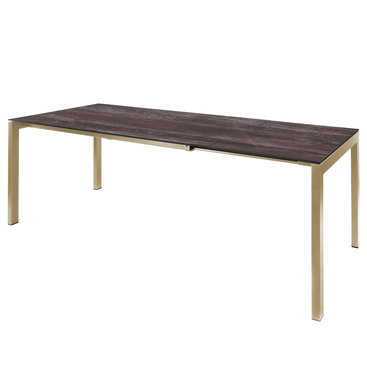 Schaffner Luzern table repas extensible 140/200x80cm Marron Pastel 83 Déco Stromboli Foncé da