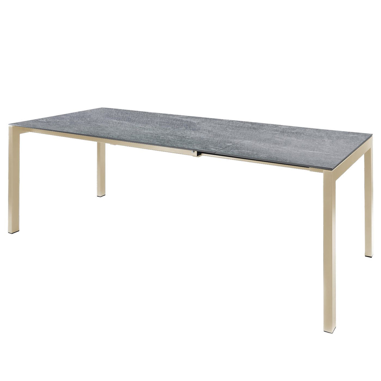 Schaffner Luzern table repas extensible 140/200x80cm Sable Pastel 15 Déco Béton dd