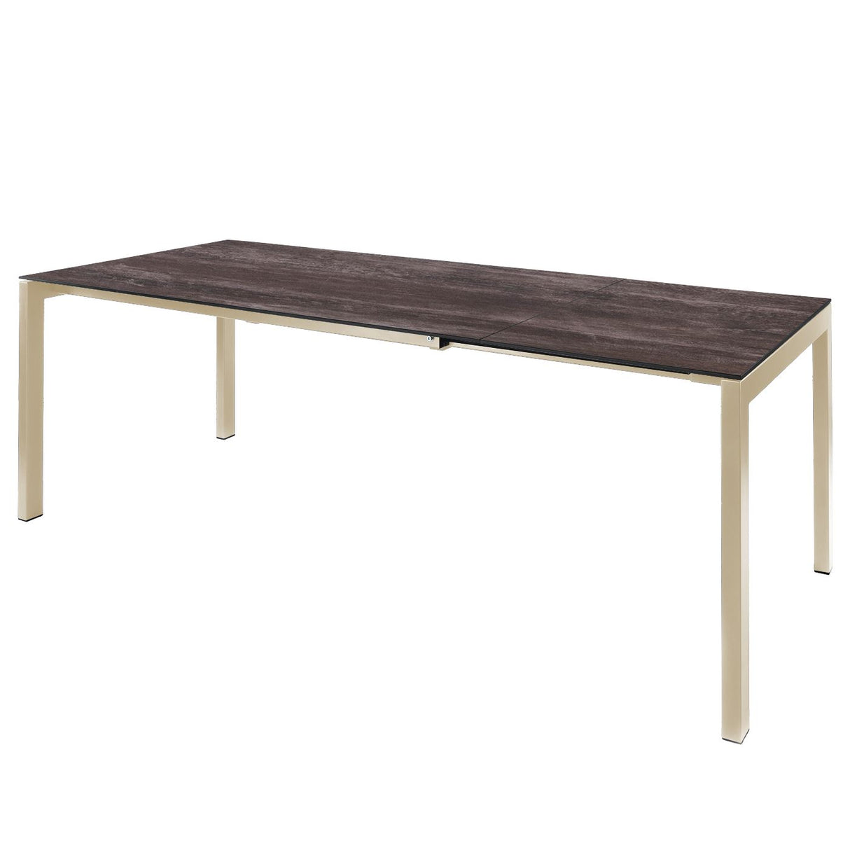 Schaffner Luzern table repas extensible 140/200x80cm Sable Pastel 15 Déco Stromboli Foncé da
