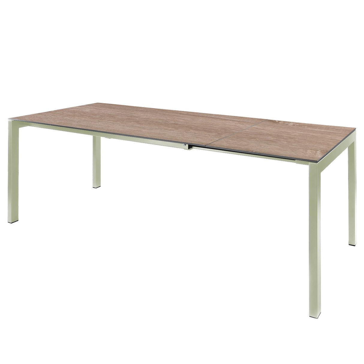 Schaffner Luzern table repas extensible 140/200x80cm Vert Pastel 64 Déco Chêne de