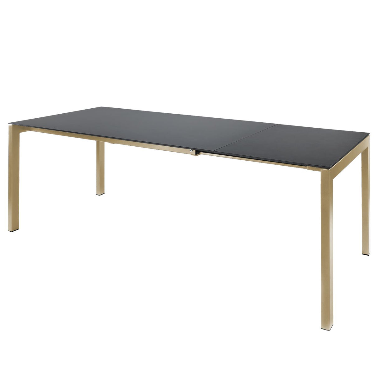 Schaffner Luzern table repas extensible 160/220x100cm Marron Pastel 83 Graphite 73