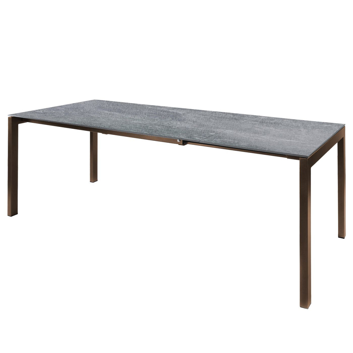 Schaffner Luzern table repas extensible 160/220x100cm Moka 88 Déco Béton dd