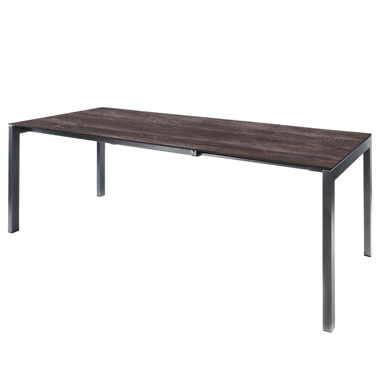 Schaffner Luzern table repas extensible 160/220x90cm Anthracite 77 Déco Stromboli Foncé da