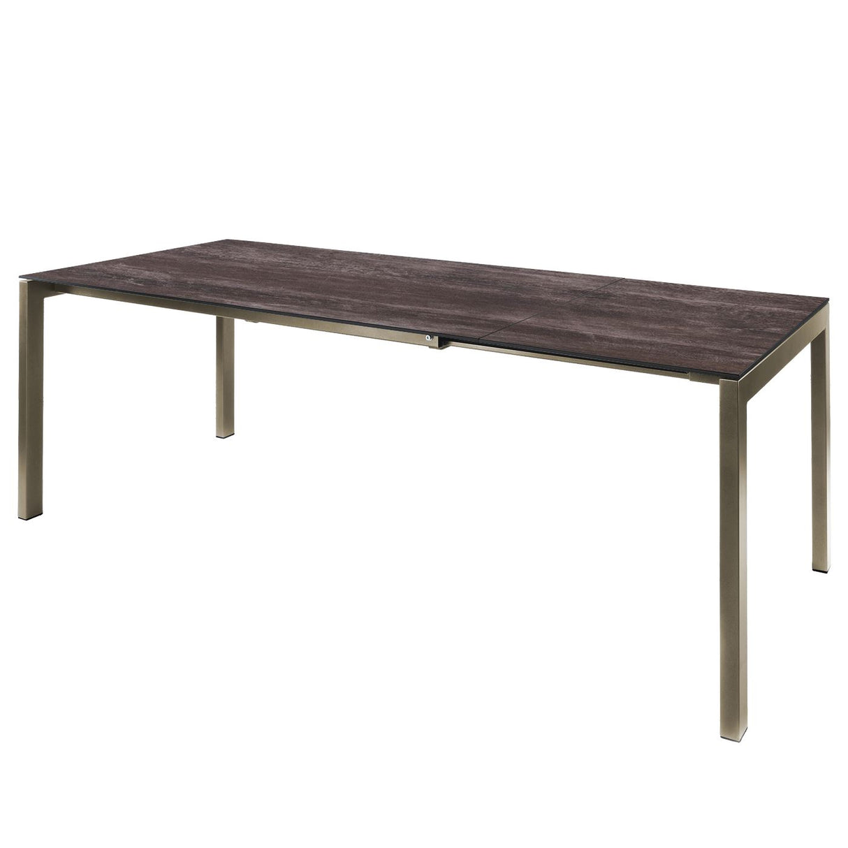 Schaffner Luzern table repas extensible 160/220x90cm Champagne 85 Déco Stromboli Foncé da