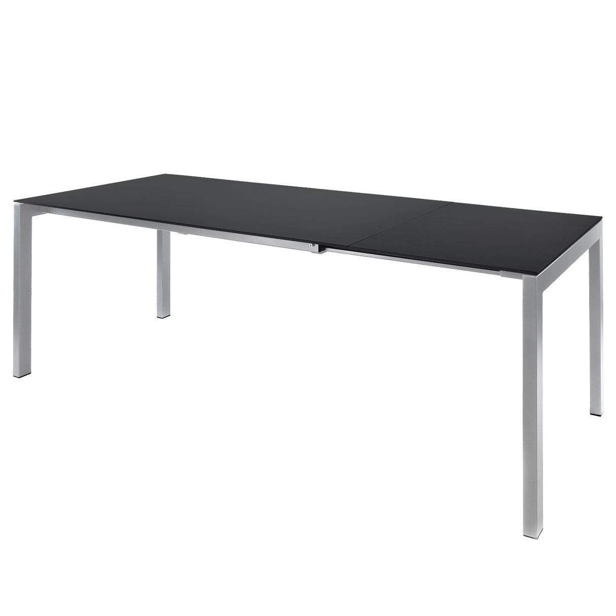 Schaffner Luzern table repas extensible 160/220x90cm Gris argent 78 Anthracite 77