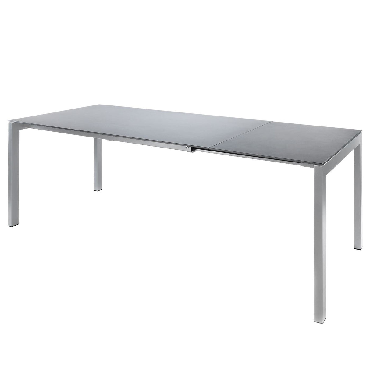 Schaffner Luzern table repas extensible 160/220x90cm Gris argent 78 Gris Argent 78