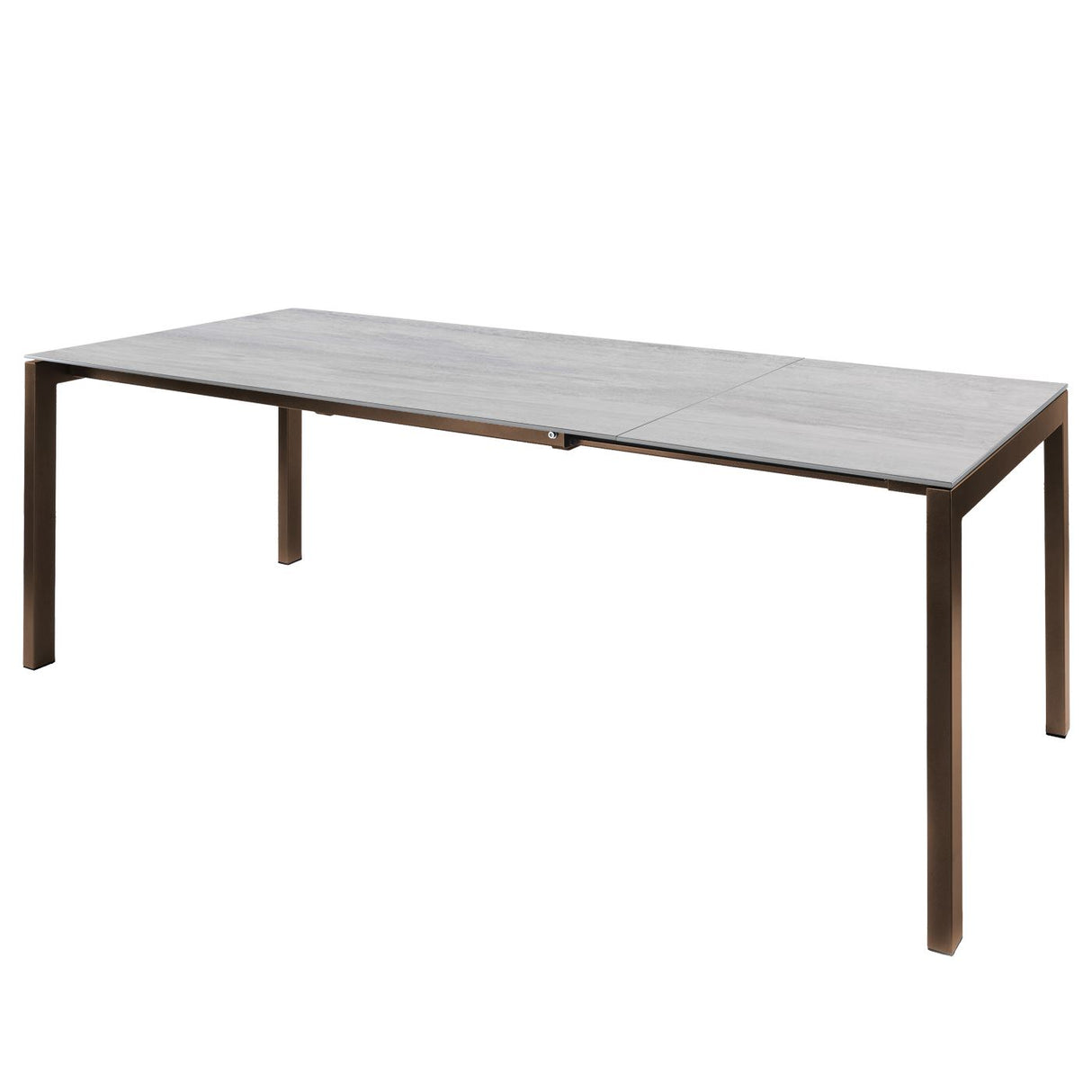 Schaffner Luzern table repas extensible 160/220x90cm Moka 88 Déco Stromboli Clair db
