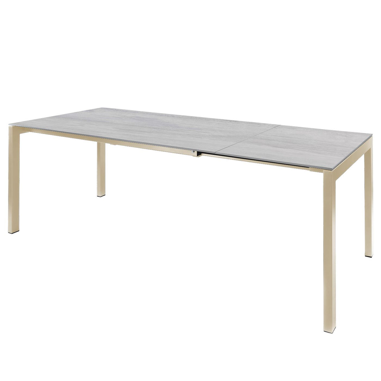 Schaffner Luzern table repas extensible 160/220x90cm Sable Pastel 15 Déco Stromboli Clair db