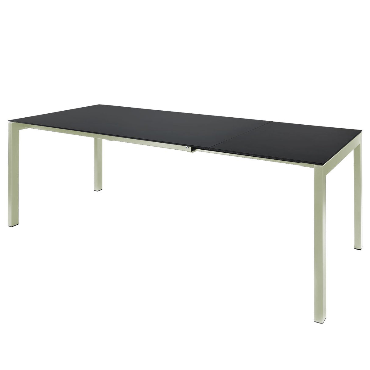 Schaffner Luzern table repas extensible 160/220x90cm Vert Pastel 64 Anthracite 77