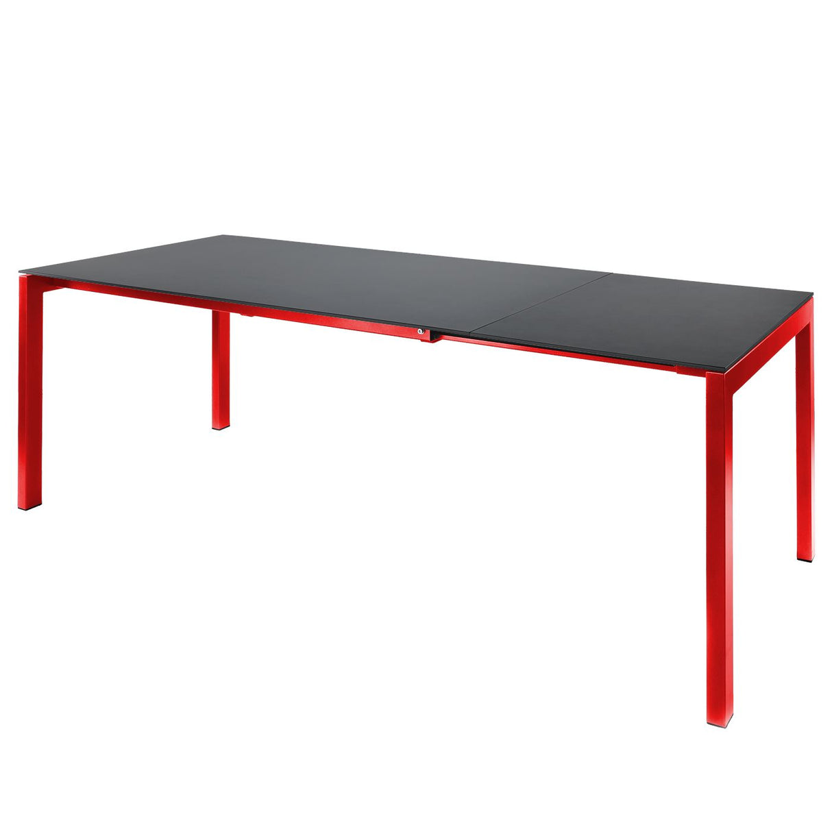 Schaffner Luzern table repas extensible 220/280x100cm Rouge 30 Graphite 73