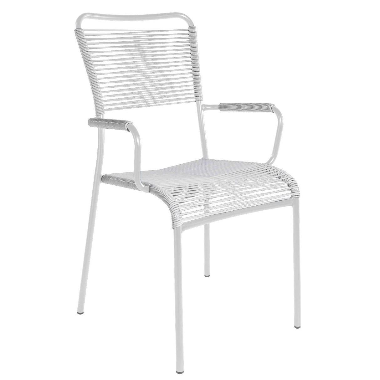 Schaffner Mendrisio Fauteuil repas Spaghetti Blanc 90 Blanc 90