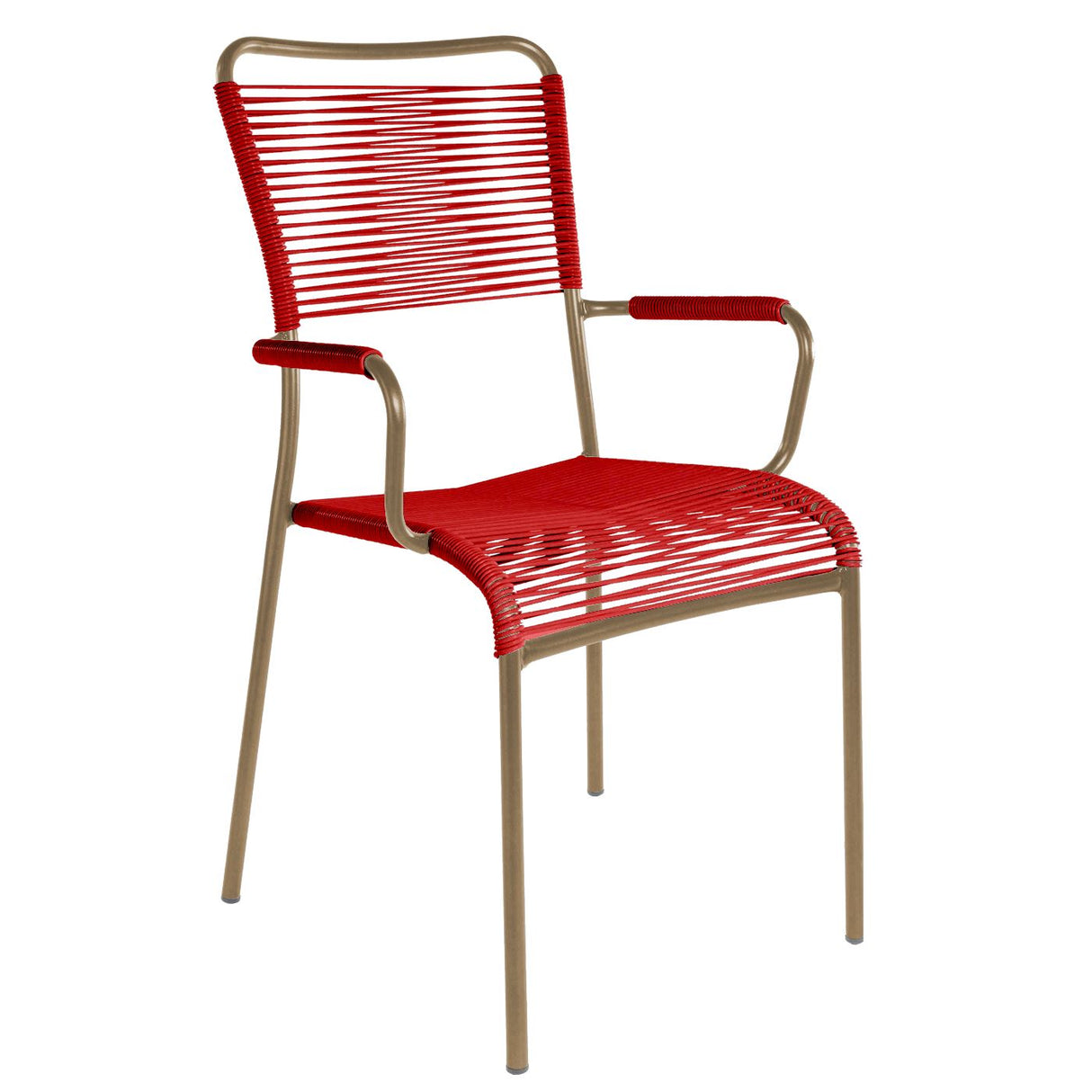 Schaffner Mendrisio Fauteuil repas Spaghetti Champagne 85 Rouge 30