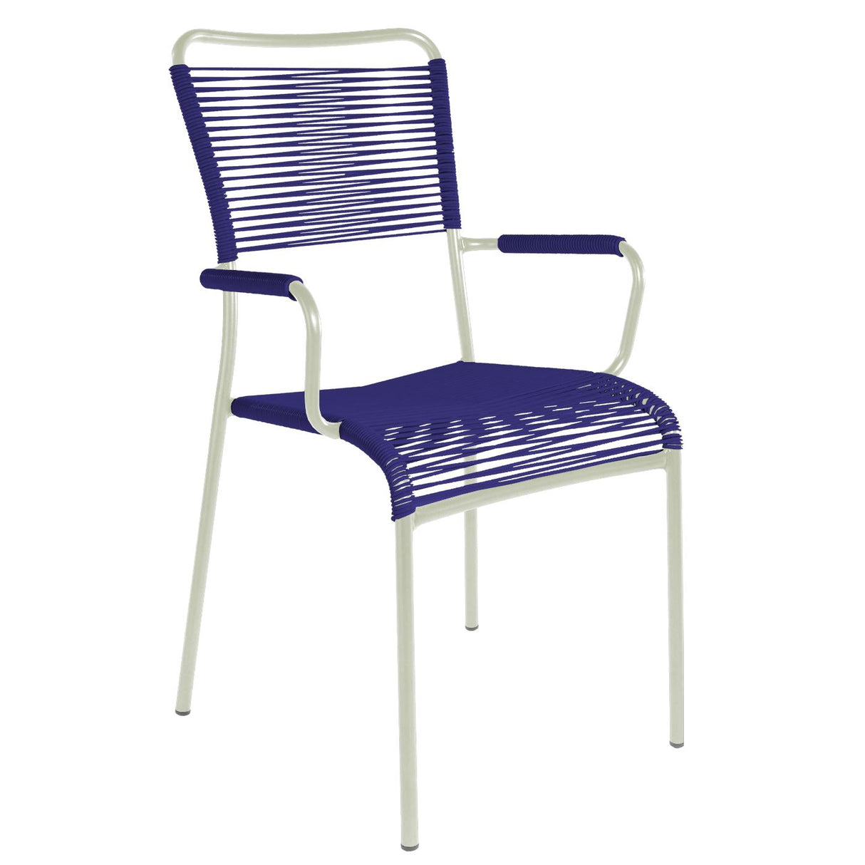 Schaffner Mendrisio Fauteuil repas Spaghetti Vert Pastel 64 Bleu 53