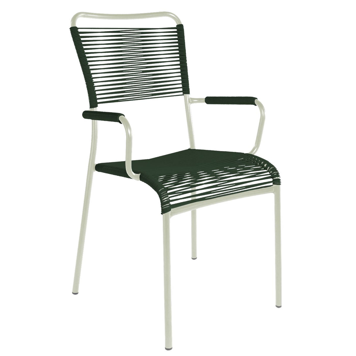 Schaffner Mendrisio Fauteuil repas Spaghetti Vert Pastel 64 Vert sapin 66