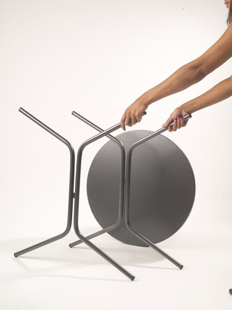 Schaffner PIX Table bistrot rabattable 70x70cm