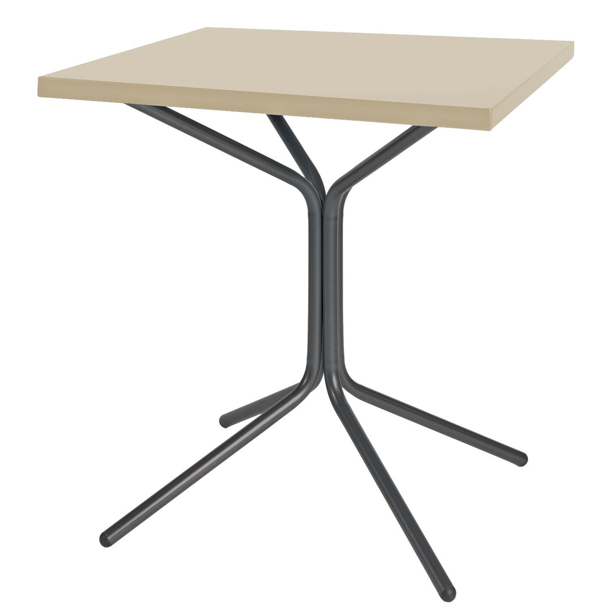 Schaffner PIX Table bistrot rabattable 70x70cm Anthracite 77 Sable Pastel 15