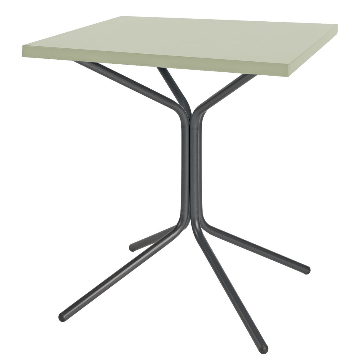 Schaffner PIX Table bistrot rabattable 70x70cm Anthracite 77 Vert Pastel 64