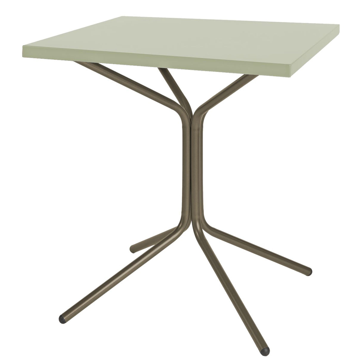 Schaffner PIX Table bistrot rabattable 70x70cm Champagne 85 Vert Pastel 64