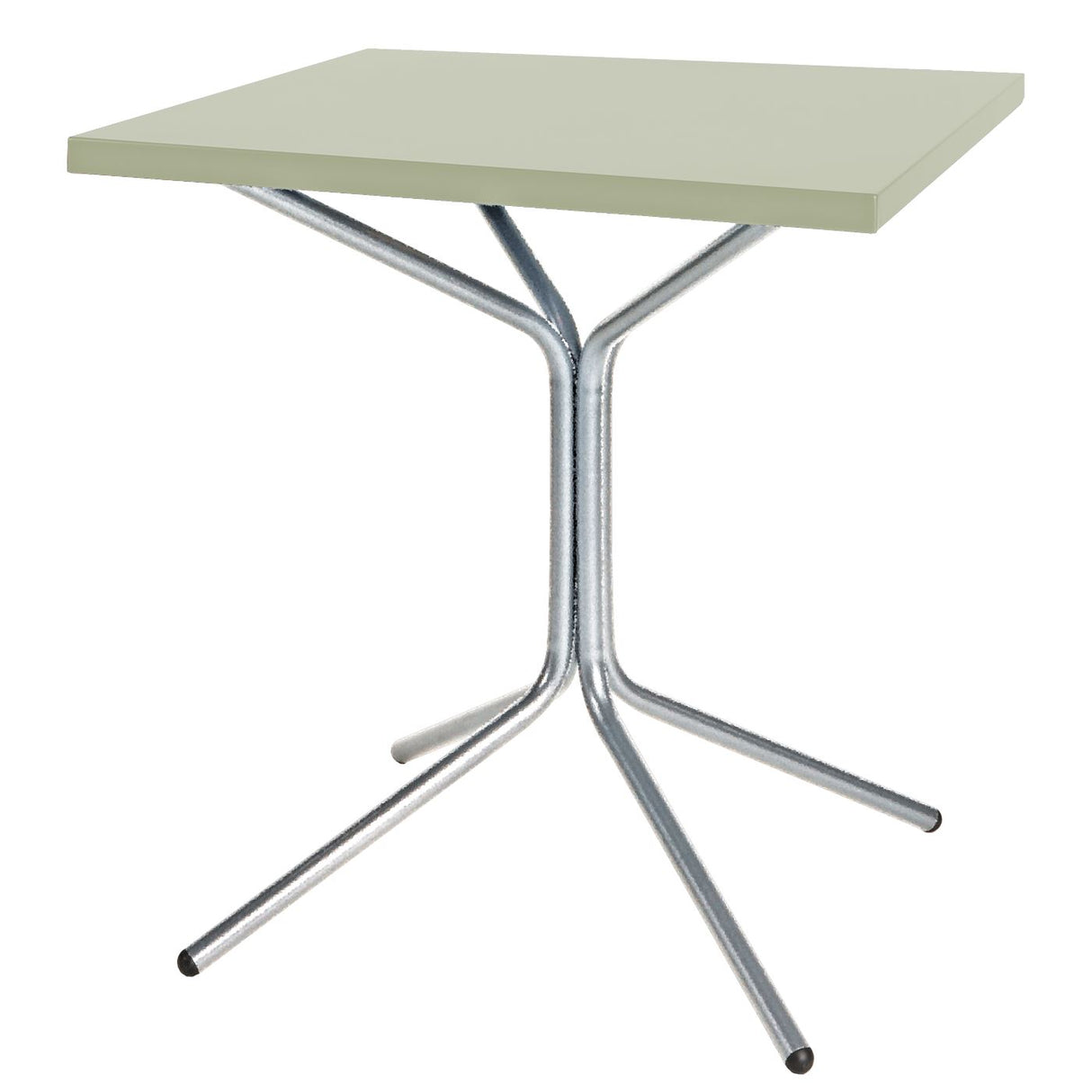 Schaffner PIX Table bistrot rabattable 70x70cm Galvanisé à chaud 02 Vert Pastel 64