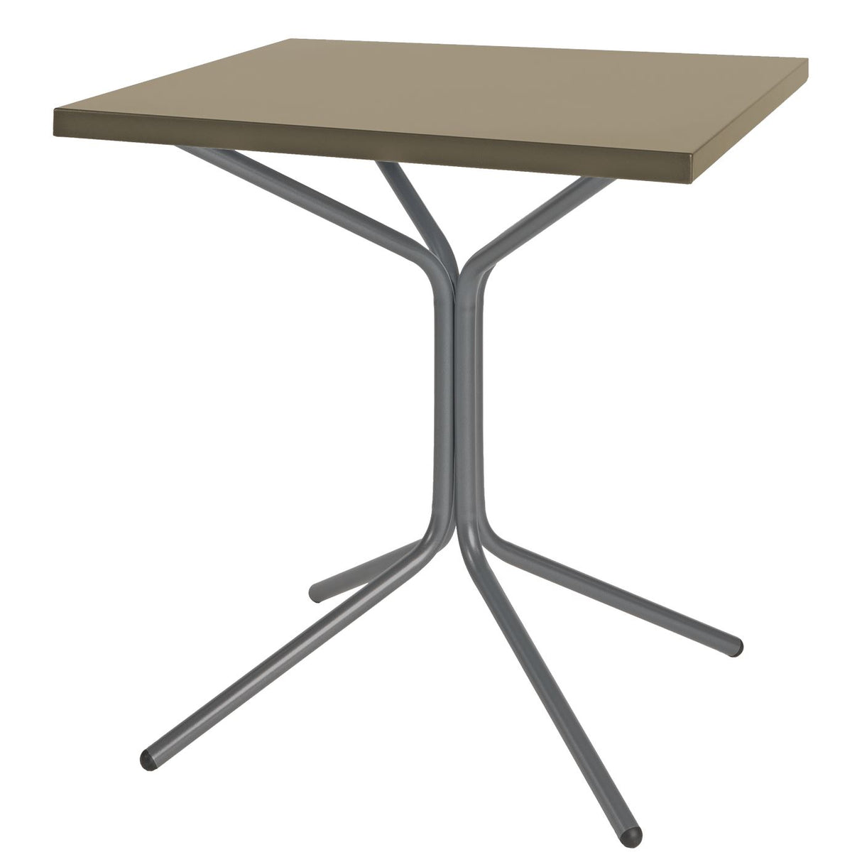 Schaffner PIX Table bistrot rabattable 70x70cm Graphite 73 Champagne 85