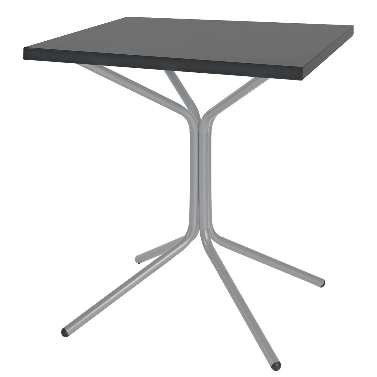 Schaffner PIX Table bistrot rabattable 70x70cm Gris Argent 78 Anthracite 77