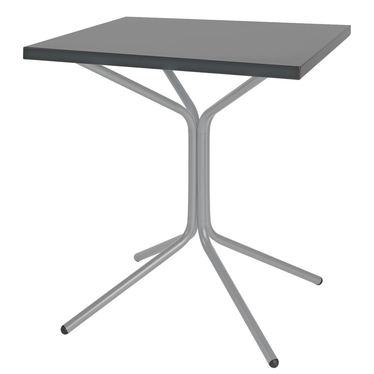 Schaffner PIX Table bistrot rabattable 70x70cm Gris Argent 78 Graphite 73
