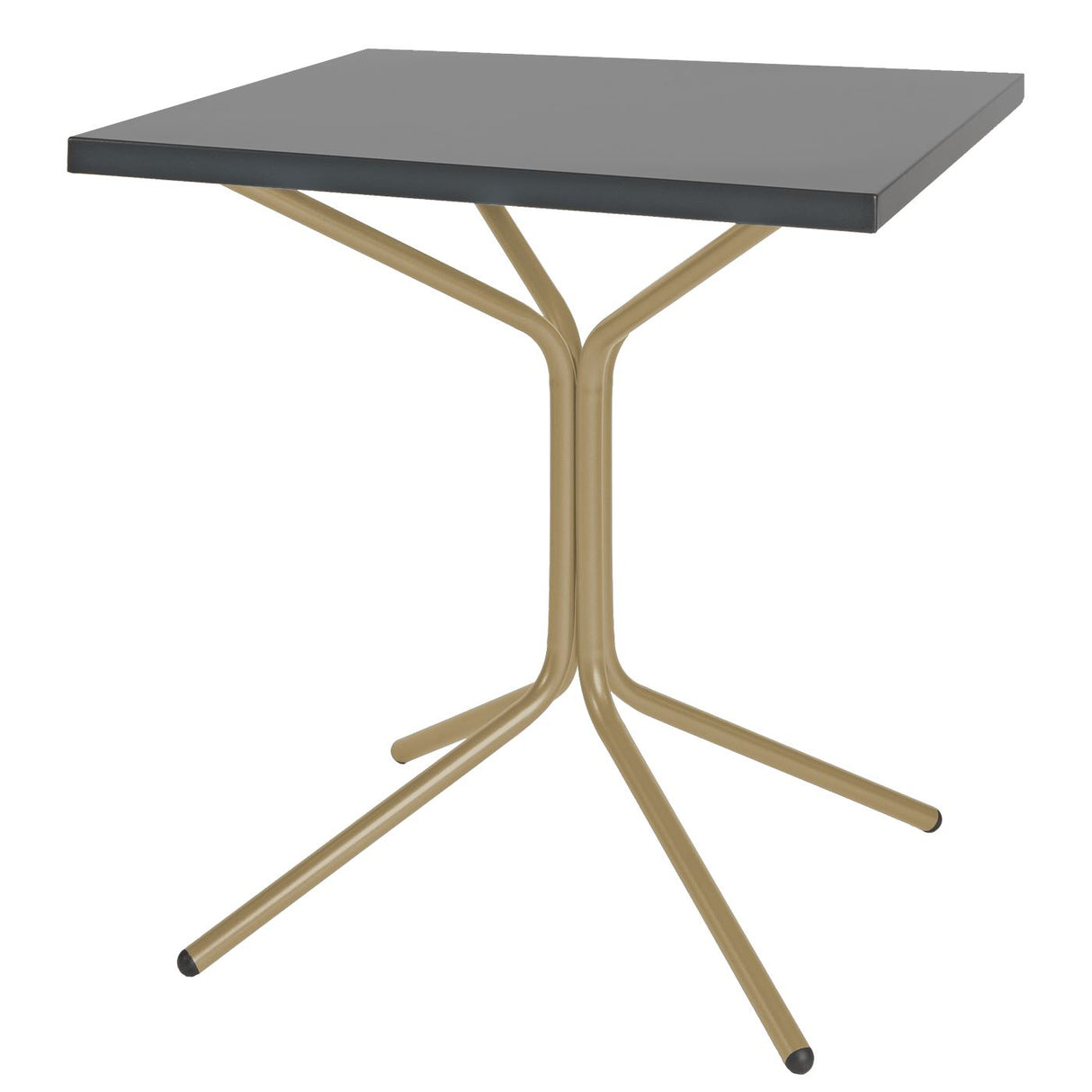 Schaffner PIX Table bistrot rabattable 70x70cm Marron Pastel 83 Graphite 73
