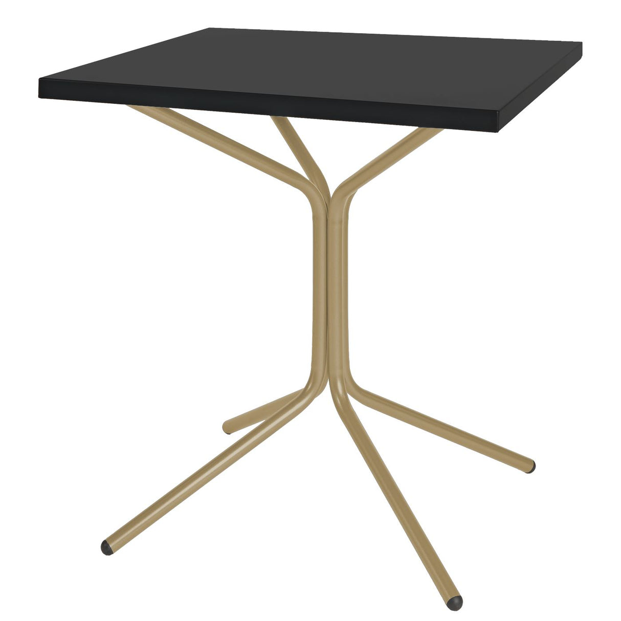 Schaffner PIX Table bistrot rabattable 70x70cm Marron Pastel 83 Noir 91