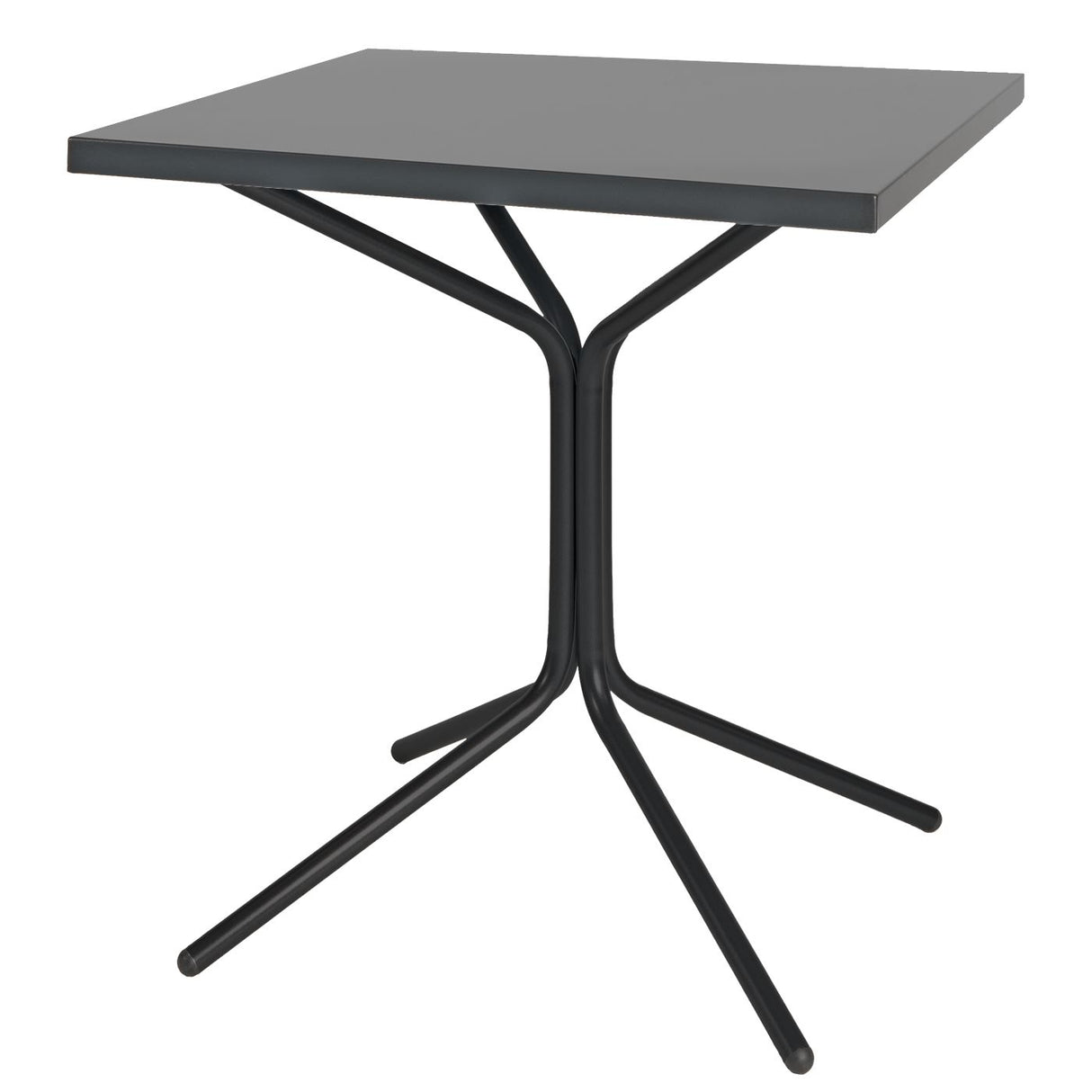 Schaffner PIX Table bistrot rabattable 70x70cm Noir 91 Graphite 73