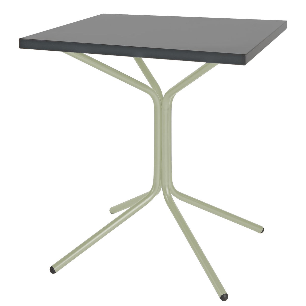 Schaffner PIX Table bistrot rabattable 70x70cm Vert Pastel 64 Graphite 73