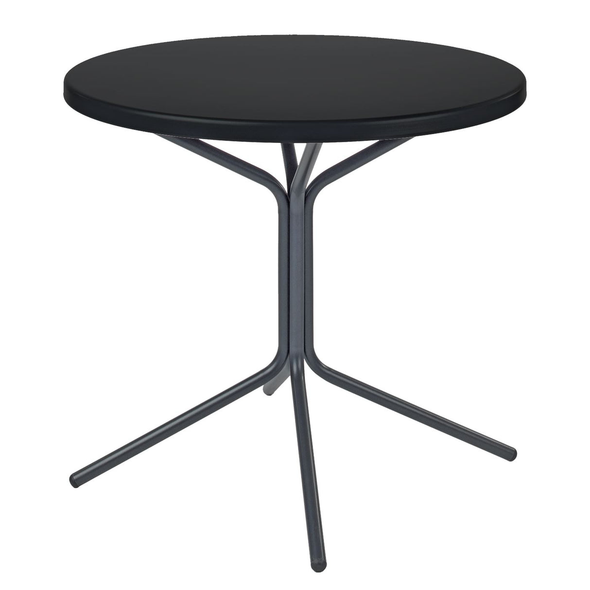 Schaffner PIX Table bistrot rabattable Ø54cm Anthracite 77 Noir 91