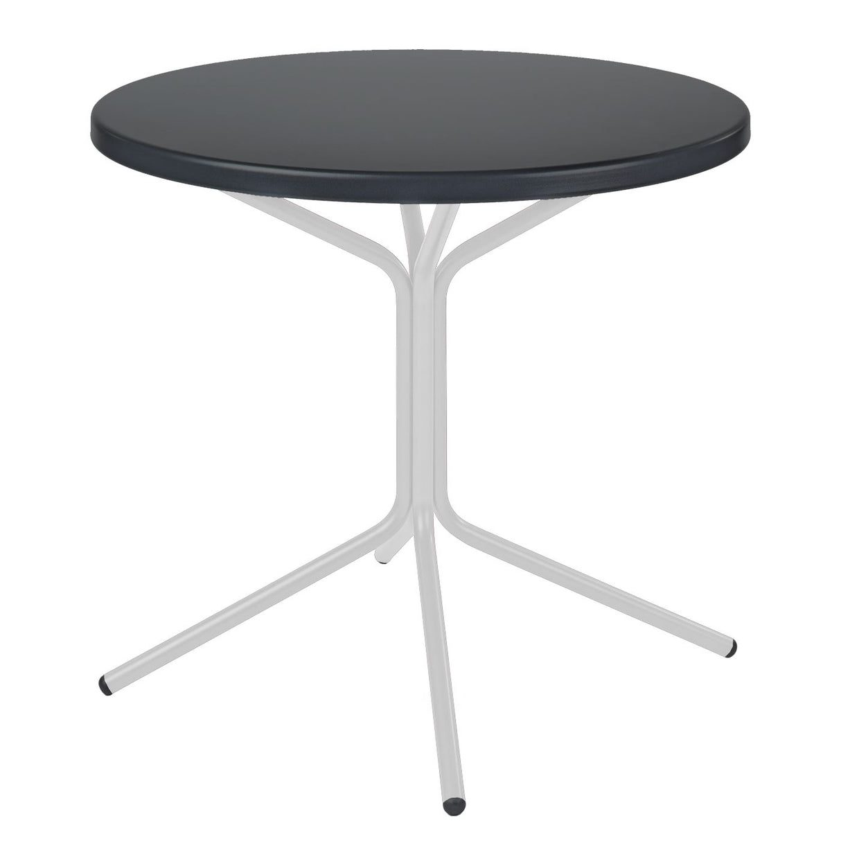 Schaffner PIX Table bistrot rabattable Ø54cm Blanc 90 Anthracite 77