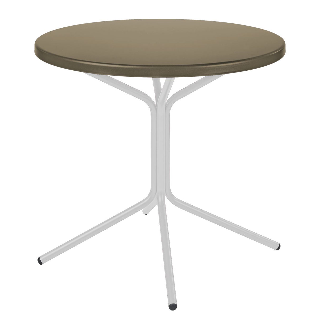 Schaffner PIX Table bistrot rabattable Ø54cm Blanc 90 Champagne 85