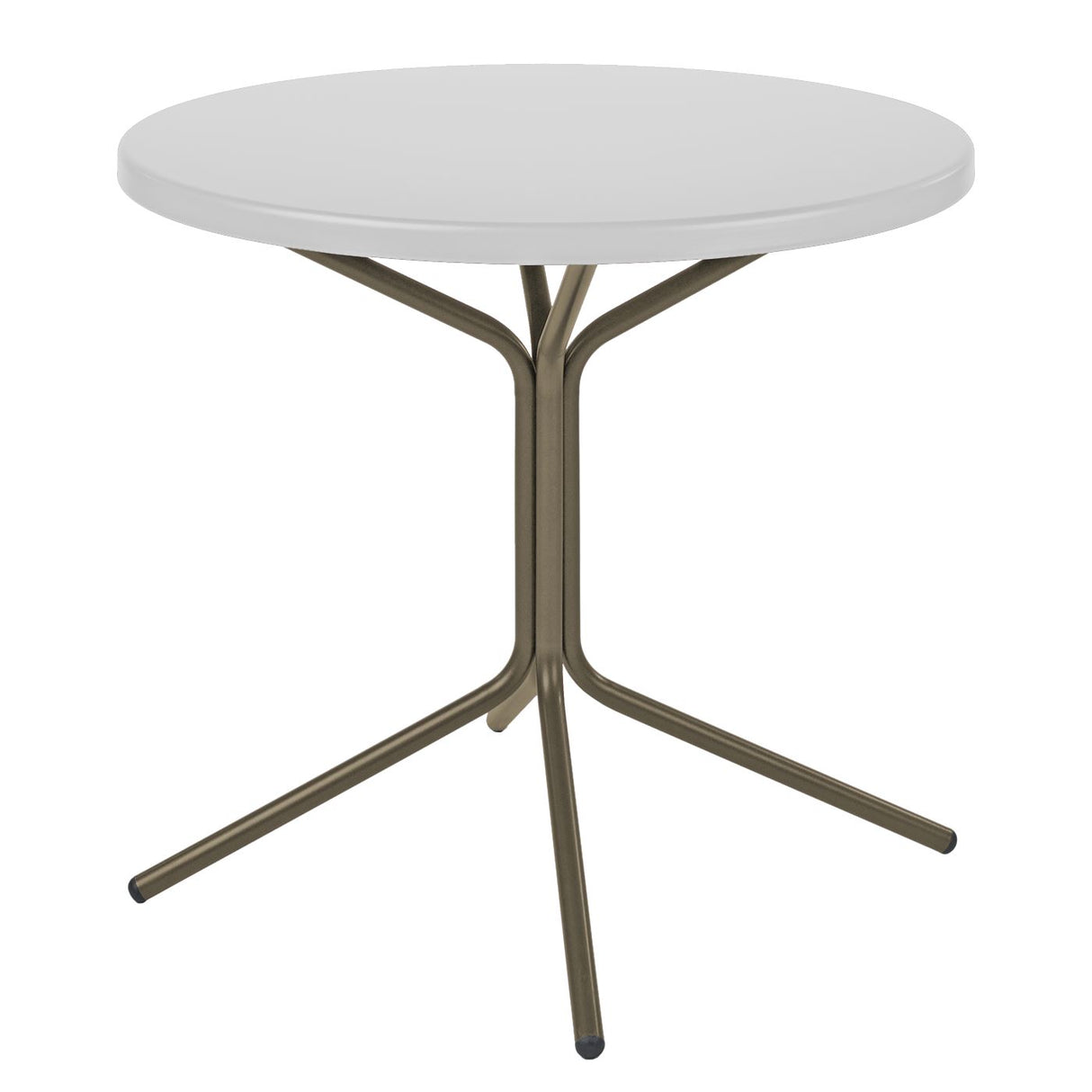 Schaffner PIX Table bistrot rabattable Ø54cm Champagne 85 Blanc 90