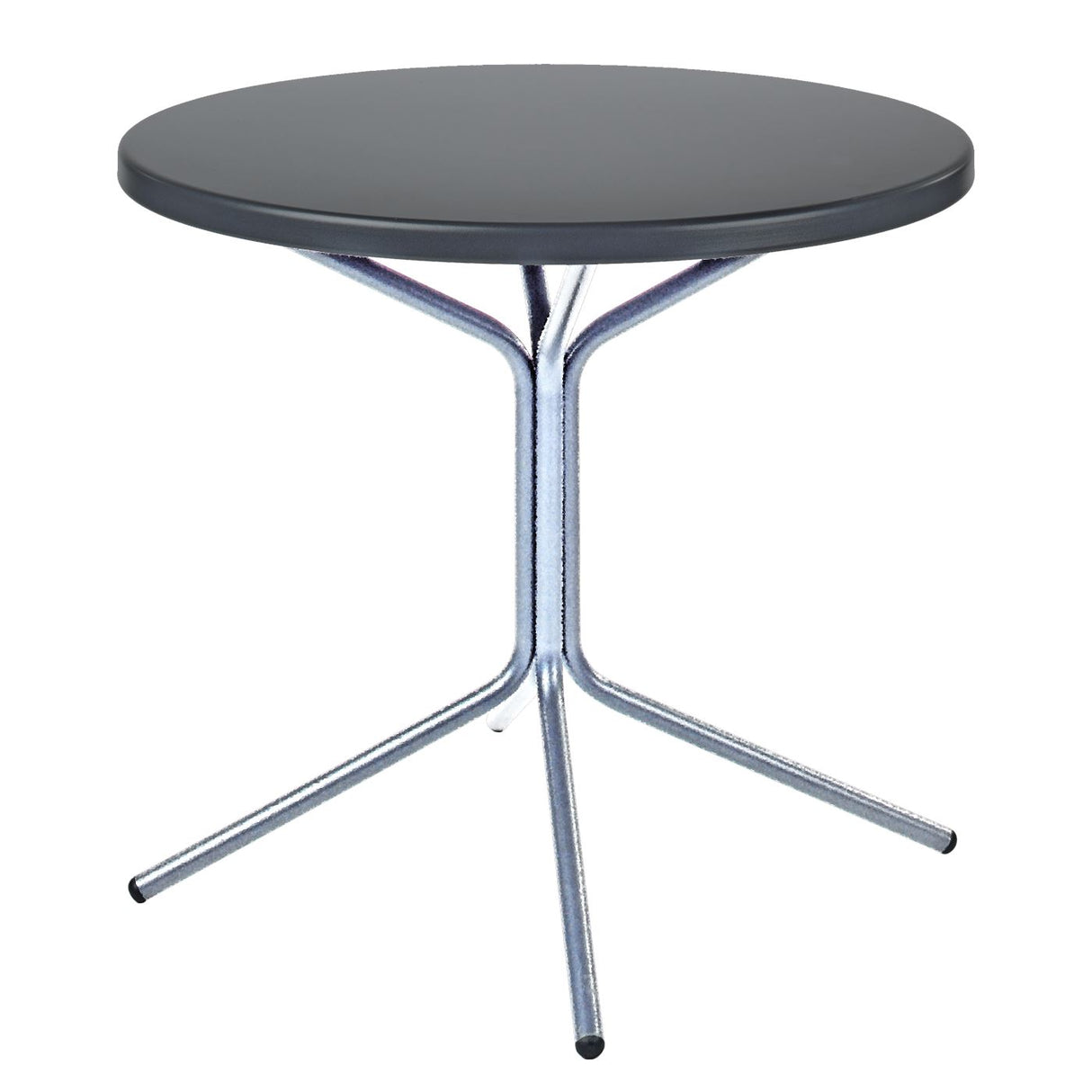 Schaffner PIX Table bistrot rabattable Ø54cm Galvanisé à chaud 02 Graphite 73