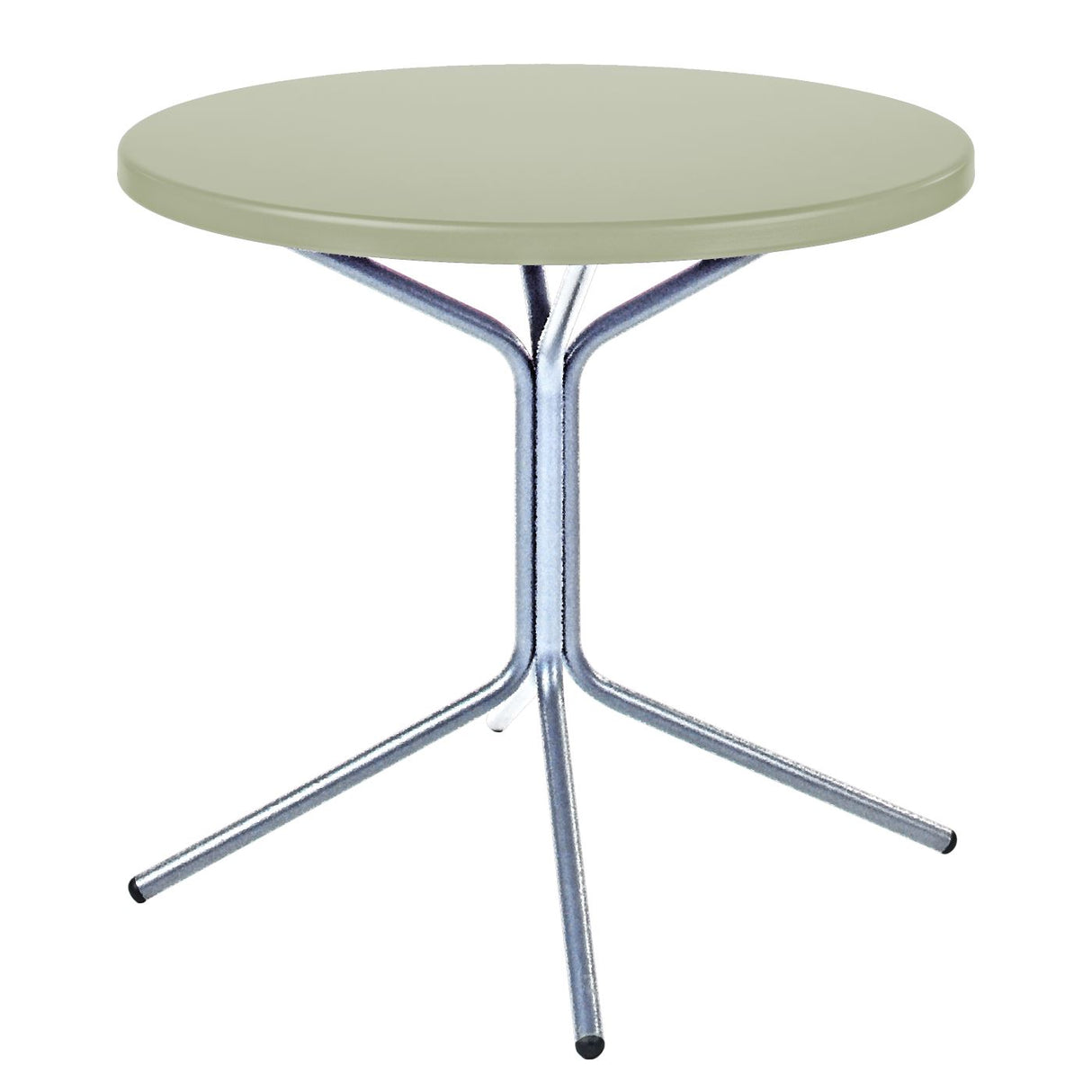 Schaffner PIX Table bistrot rabattable Ø54cm Galvanisé à chaud 02 Vert Pastel 64