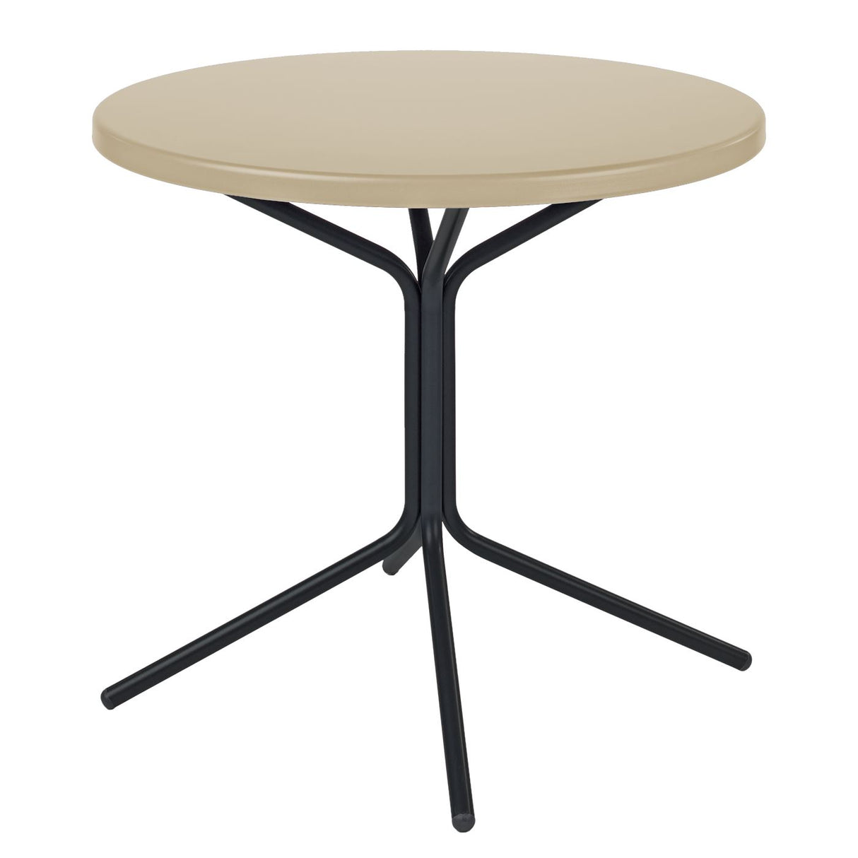 Schaffner PIX Table bistrot rabattable Ø54cm Noir 91 Sable Pastel 15