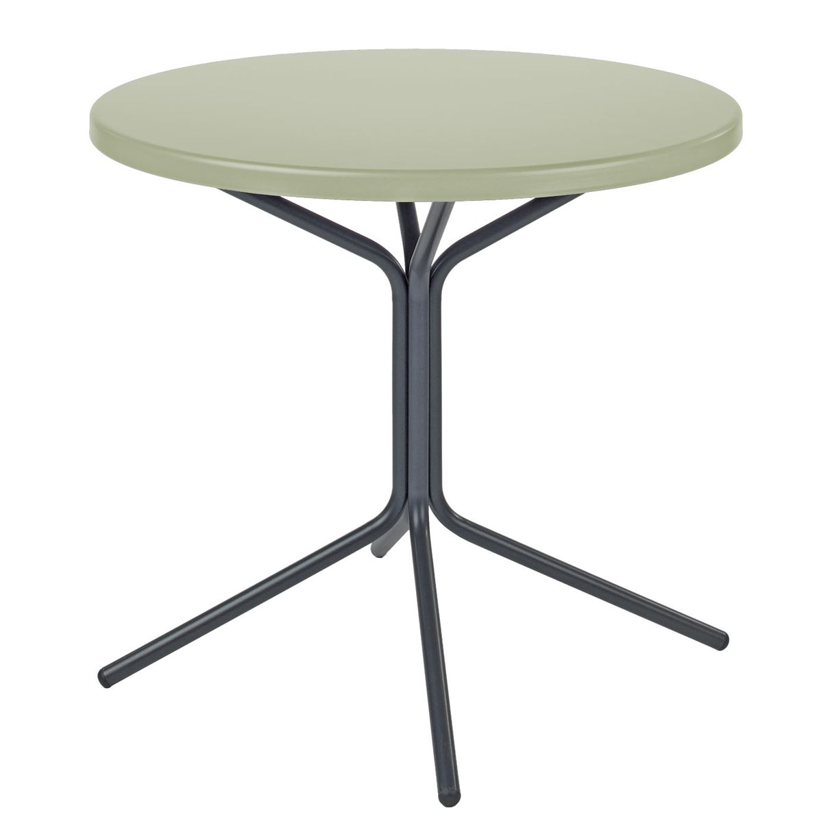 Schaffner PIX Table bistrot rabattable Ø60cm Anthracite 77 Vert Pastel 64