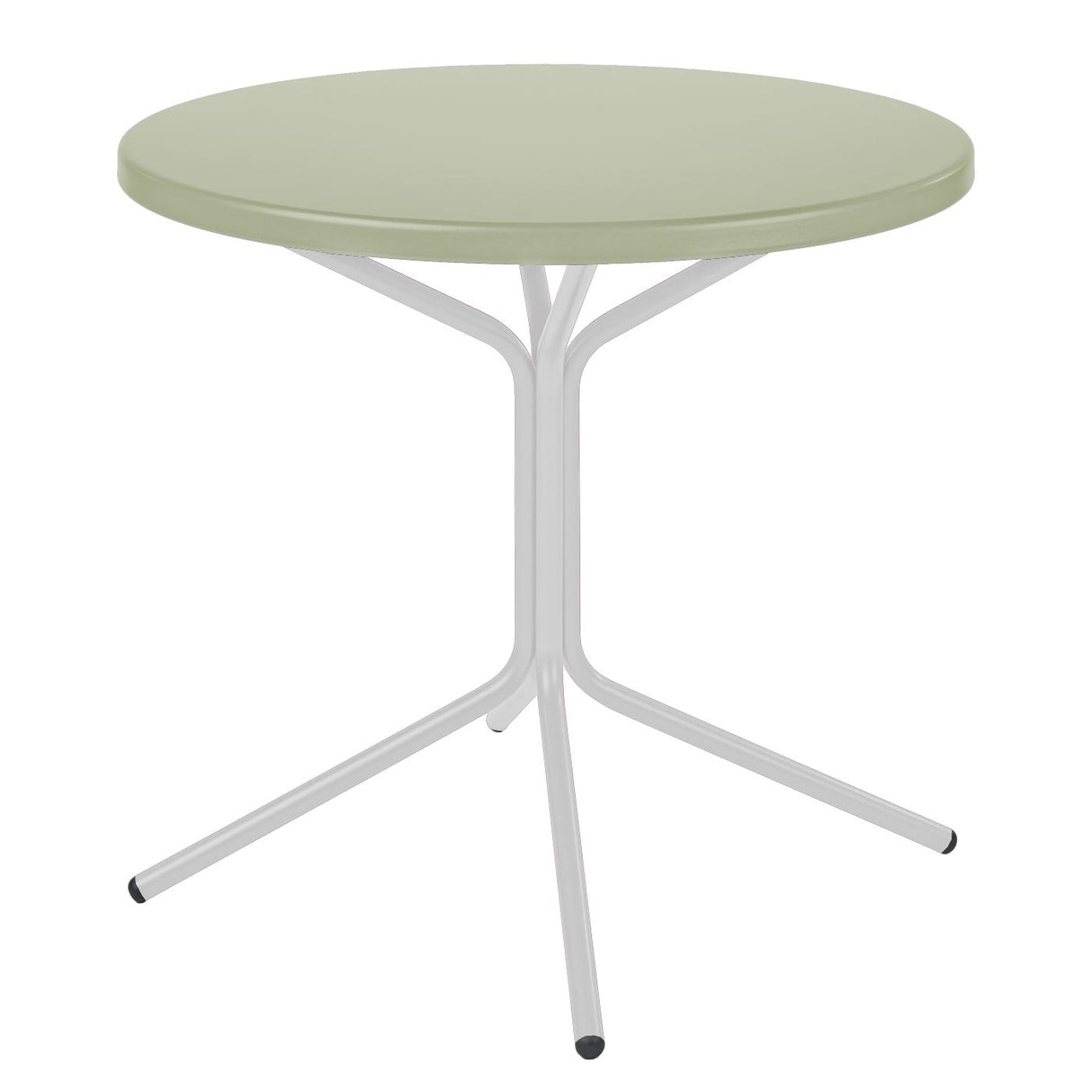 Schaffner PIX Table bistrot rabattable Ø60cm Blanc 90 Vert Pastel 64