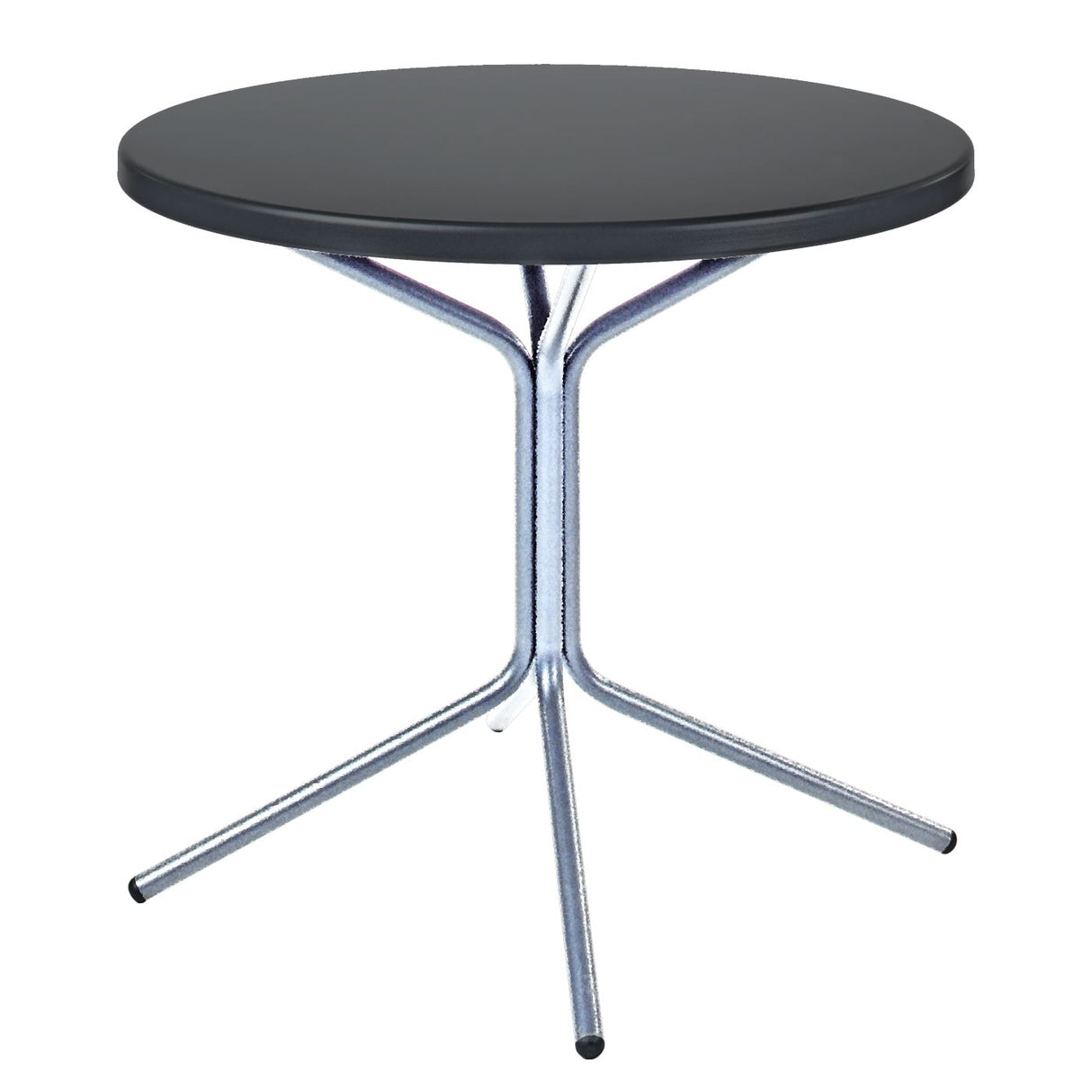 Schaffner PIX Table bistrot rabattable Ø60cm Galvanisé à chaud 02 Anthracite 77