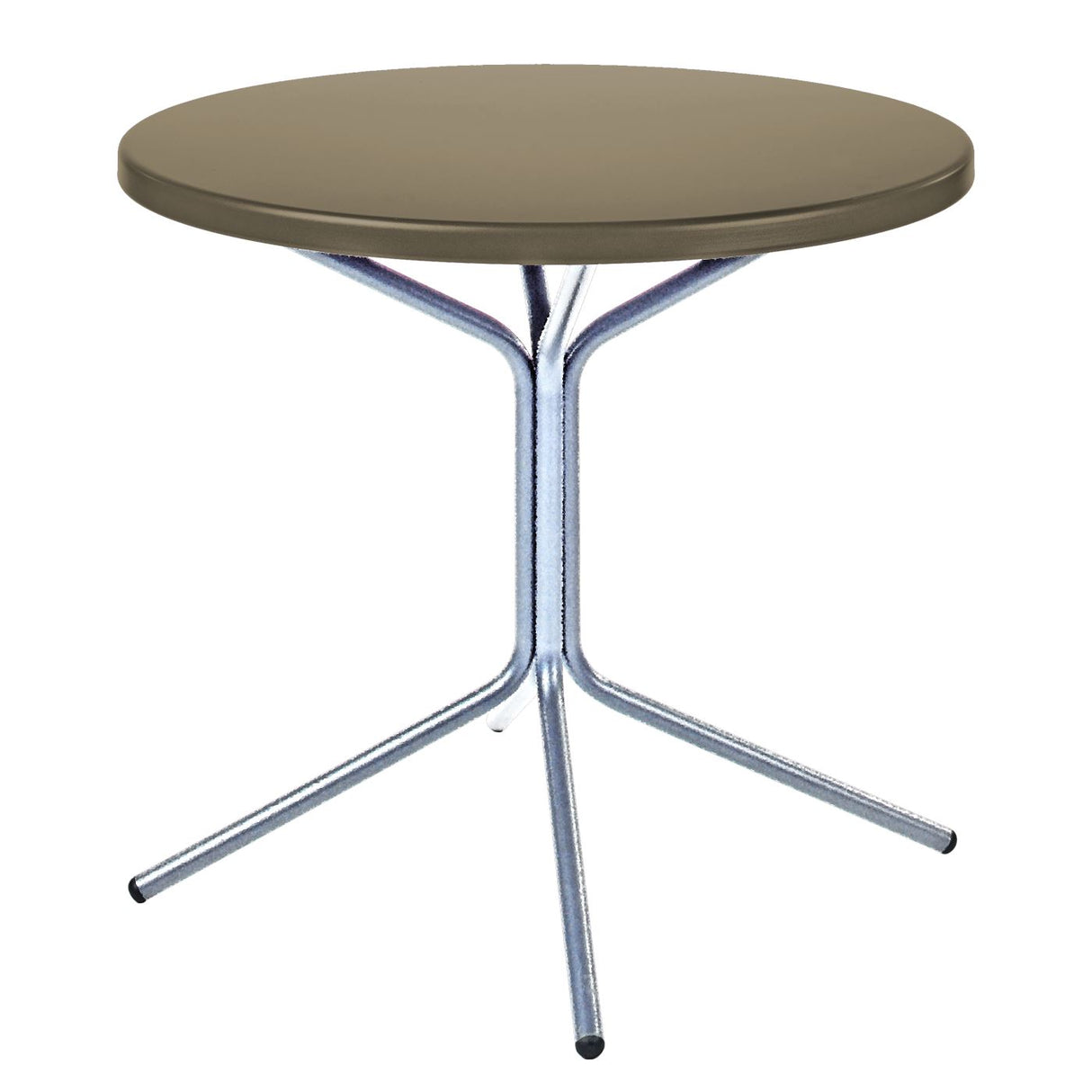Schaffner PIX Table bistrot rabattable Ø60cm Galvanisé à chaud 02 Champagne 85