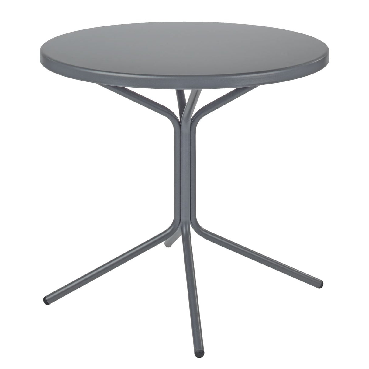 Schaffner PIX Table bistrot rabattable Ø60cm Graphite 73 Gris Argent 78