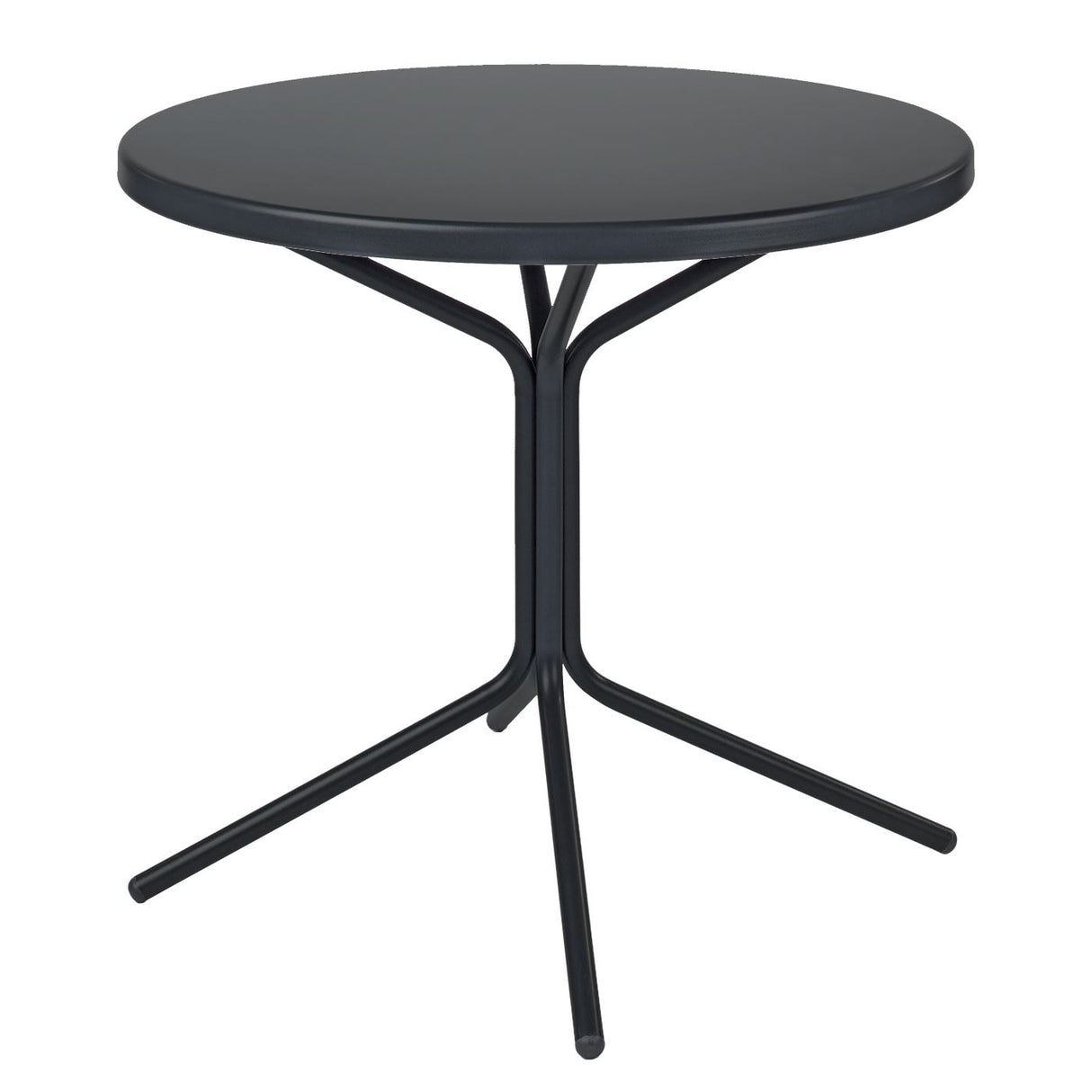 Schaffner PIX Table bistrot rabattable Ø60cm Noir 91 Anthracite 77