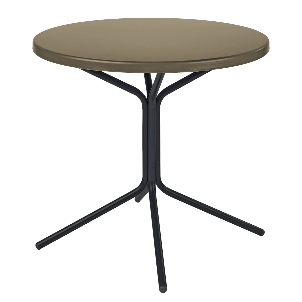 Schaffner PIX Table bistrot rabattable Ø60cm Noir 91 Champagne 85