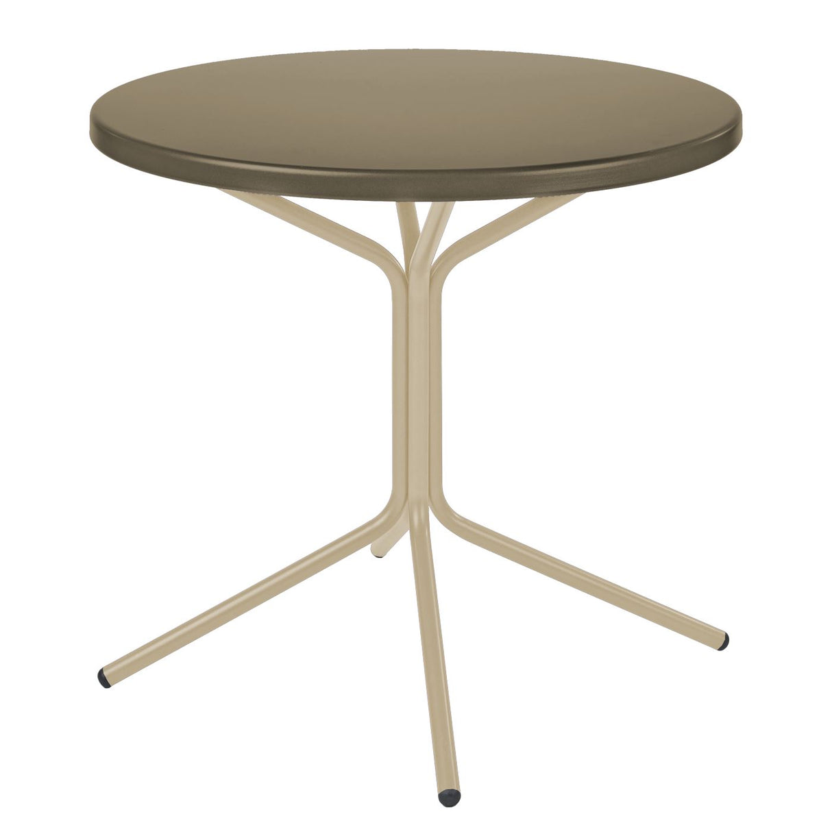 Schaffner PIX Table bistrot rabattable Ø60cm Sable Pastel 15 Champagne 85