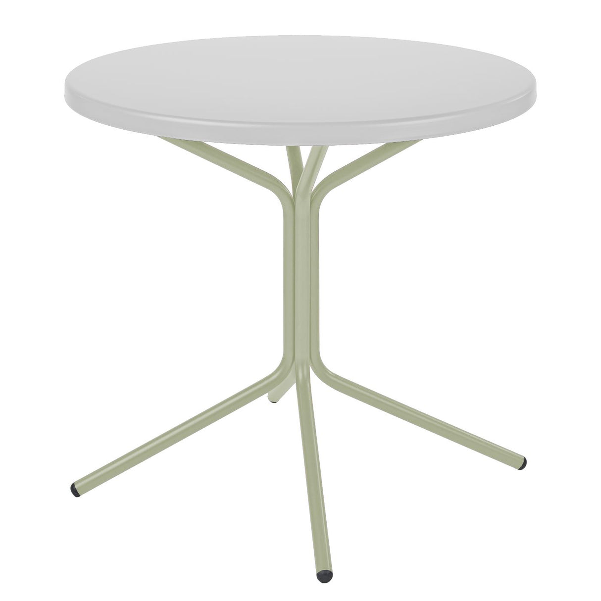 Schaffner PIX Table bistrot rabattable Ø60cm Vert Pastel 64 Blanc 90